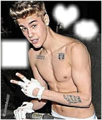 I Love Justin Bieber Fotomontaż