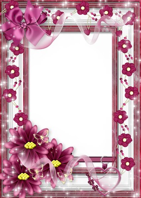 bloemen Photo frame effect