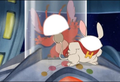 Leroy and dr. Hamsterviel (Lilo and Stitch) Fotomontage