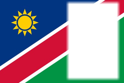 Namibia flag Photo frame effect