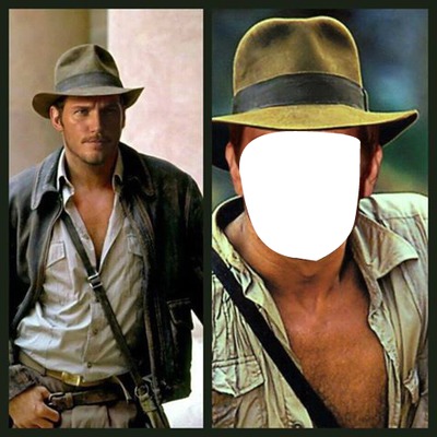 Indiana Jones フォトモンタージュ