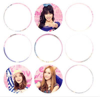 snsd cool Photo frame effect