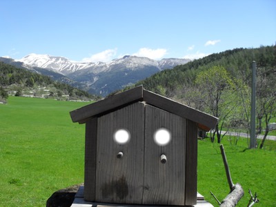la petite maison à la montagne Fotomontažas