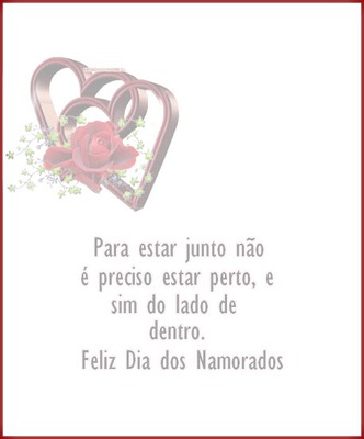 Feliz Dia Dos Namorados! By" Maria Ribeiro" Fotomontasje