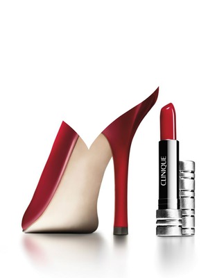 Red Shoe and Red Lipstick Fotomontagem