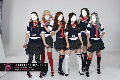 school girls Montage photo