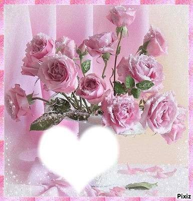 bouquet de roses Fotomontáž