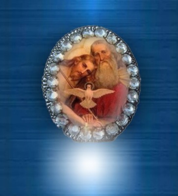 BLESSED TRINITY Photo frame effect