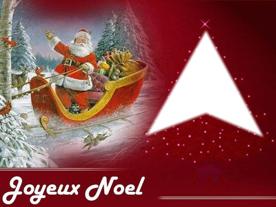 Joyeux Noël Fotomontaggio