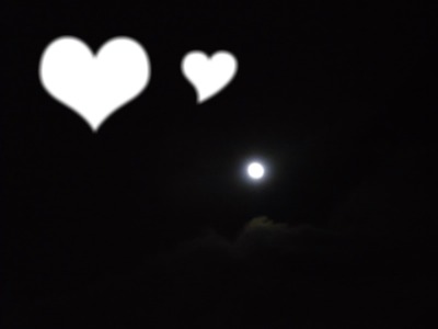 moon love Fotomontaggio