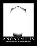 Anonymous Believe Fotomontagem