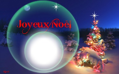 Joyeux Noël Fotomontaż