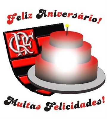 Feliz Aniversário do Flamengo Fotomontáž