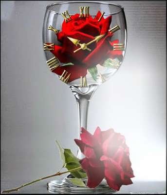 Rosa romantica Photomontage