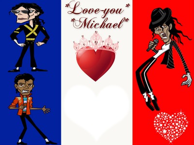 Michael love-you* フォトモンタージュ
