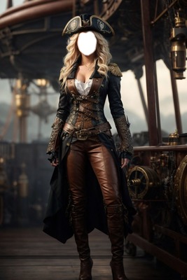 Femme Pirate Fotomontāža