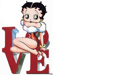 BETTY BOOP CHARMEUSE Fotomontage