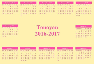 Tonoyan 2016-2017 Montage photo