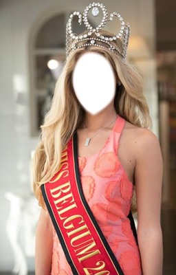 Miss Belgium Фотомонтажа