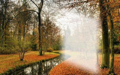 Paysage d'automne Fotomontāža