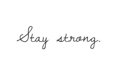 Stay Strong Fotomontaggio