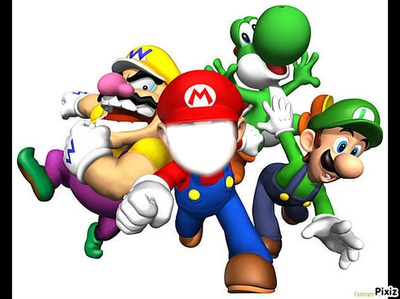 Mario 64 Fotomontaggio