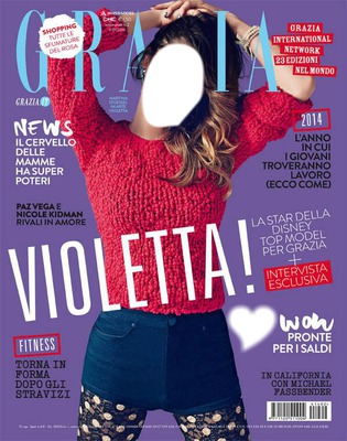 quieres estar en una revista de italia de moda? Fotomontagem