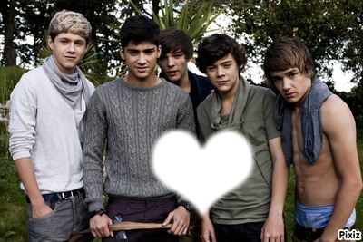 One direction coeur Fotomontage