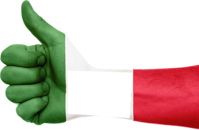 italie 2-0 Fotomontáž