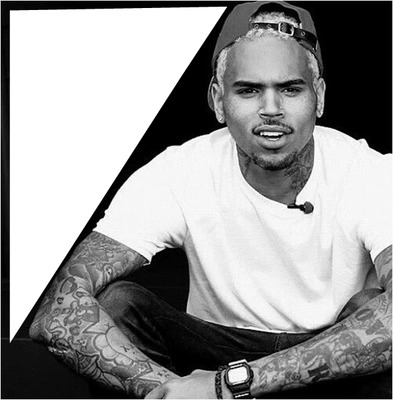 Chris Brown Fotomontaža