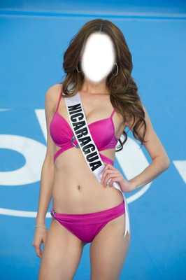 Miss Nicaragua Photo frame effect