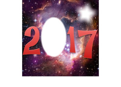 Bonne année 2017 Fotomontaggio