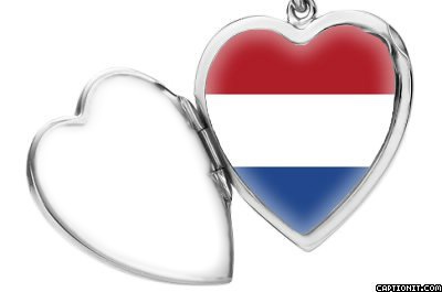 Netherlands flag locket Photomontage