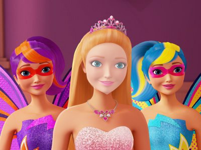 Barbie in princess power Photo frame effect