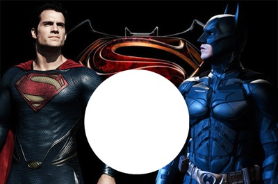 superman vs batman Fotomontáž