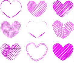 pink hearts Φωτομοντάζ