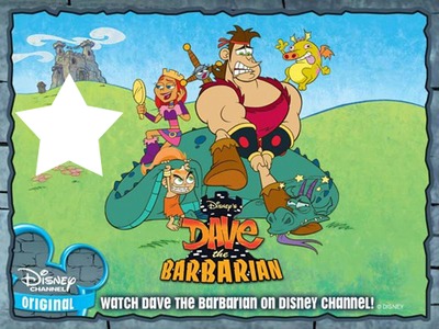 Dave the Barbarian Photo frame effect