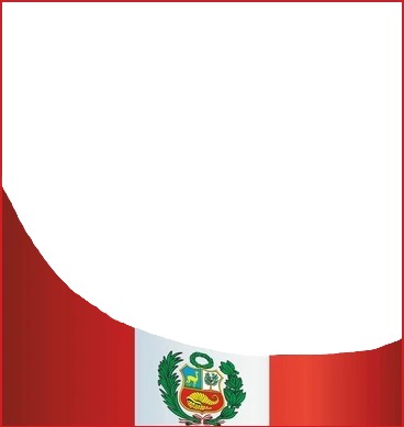 bandera del Perú. Fotomontaż