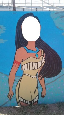 Pocahontas Fotomontage