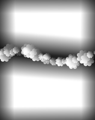 nuages de coton Photomontage