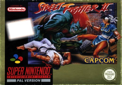 STREET FIGTHER II SUPER NES Fotomontáž