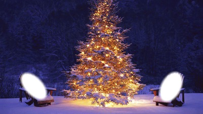 Christmas tree Valokuvamontaasi