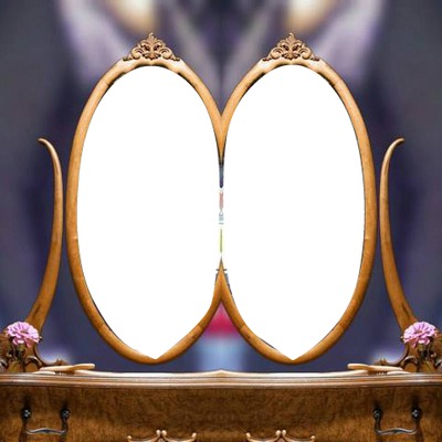 miroir double Фотомонтажа