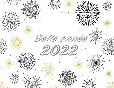 Belle année 2022 Fotomontaż