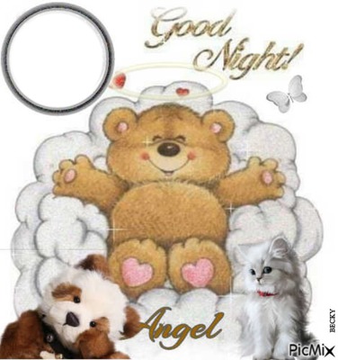 GOOD NIGHT ANGEL Fotomontage