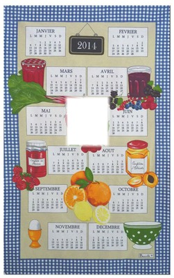Calendrier Fruit 2014 Photo frame effect