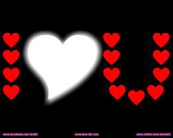 i love you or lovely Montage photo