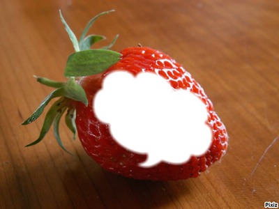 fruit  fraise Фотомонтаж