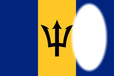 Barbados flag Valokuvamontaasi