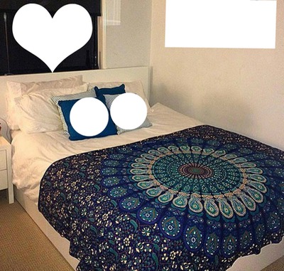 cama de casal Montaje fotografico